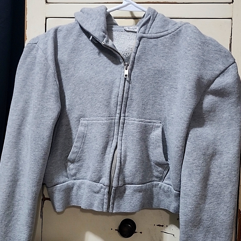 Gray Cropped Jacket